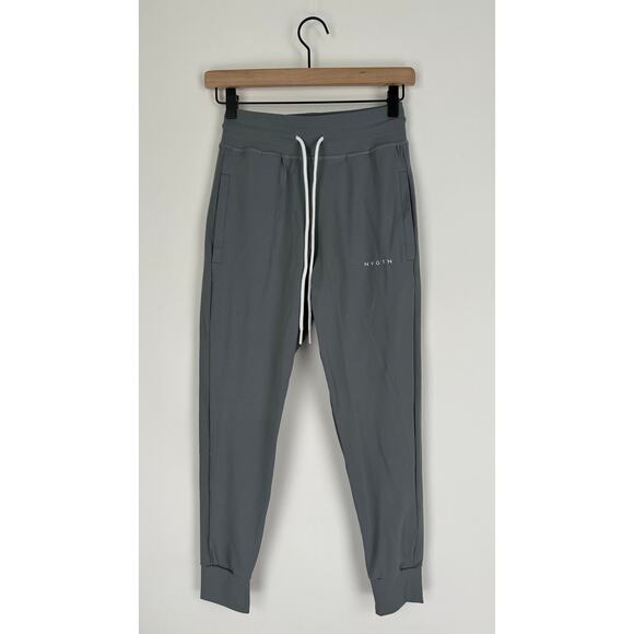 NVGTN Cloud Grey Jogger Pant Womens Small Nylon Athletic New Drawstring Active - Picture 4 of 9